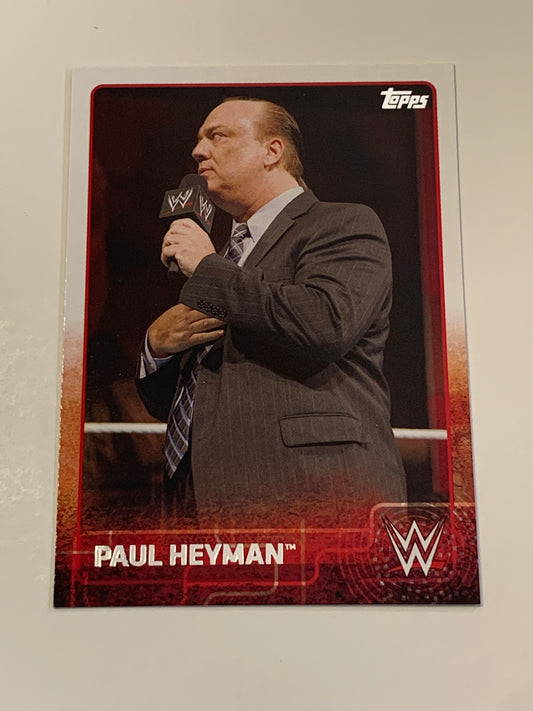 Paul Heyman 2015 WWE Topps
