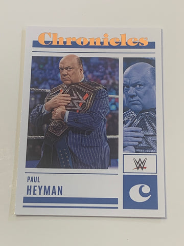 Paul Heyman 2023 WWE Chronicles Bronze Parallel Card (2024 WWE Hall of Fame)(Newly Listed)