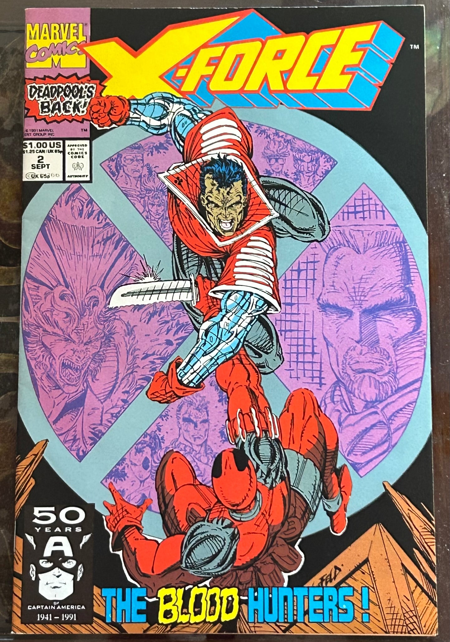* X-Force #2 (2nd Appearance of Deadpool)