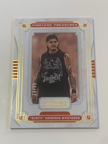 Dominik Mysterio 2023 WWE Chronicles Timeless Treasures Card #8/99 (Newly Listed)