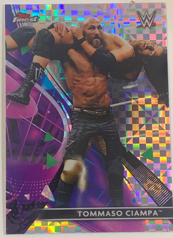 Tommaso Ciampa 2021  WWE Topps Chrome X-Fractor Refractor Card