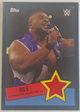 Big E 2015 WWE Topps Heritage Authentic Event-Used Shirt Relic #41/50