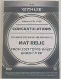 Keith Lee 2021 WWE Topps Undisputed Authentic Mat Relic Card #97/99 (Only 99 Made)