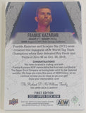 Frankie Kazarian AEW 2021 UD Upper Deck Authentic Relic Card