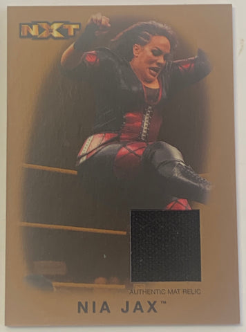 Nia Jax 2016 WWE Topps NXT Event-Used Canvas Ring Mat Card #62/99