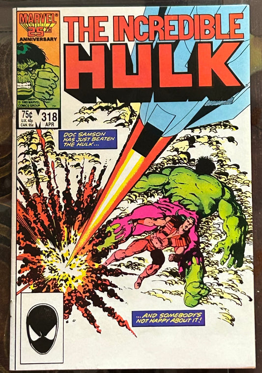 * The Incredible Hulk #318 (Doc Sampson vs The Hulk)