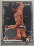 Anthony Bowens 2022 AEW UD Upper Deck Authentic Ring Used Mat Relic Card