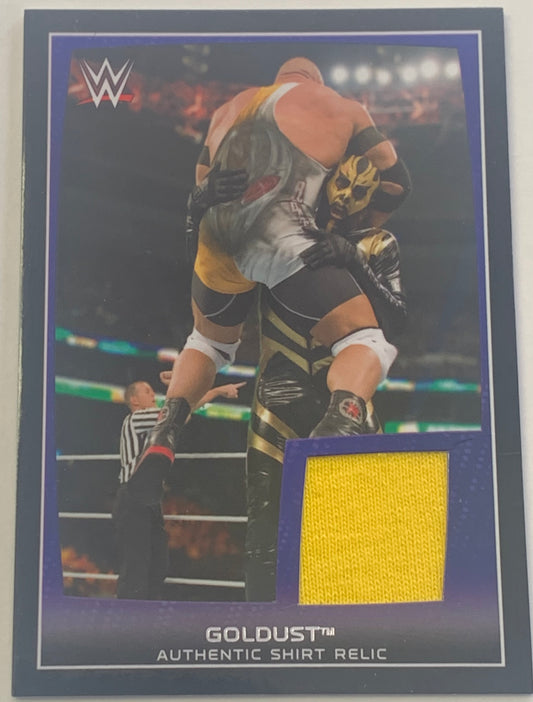 Goldust 2015 WWE Topps Authentic Event-Worn Shirt Relic