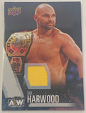 Dax Harwood FTR 2021 AEW UD Upper Deck Authentic Memorabilia Card