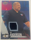 Arn Anderson 2021 AEW UD Upper Deck Authentic Memorabilia Card