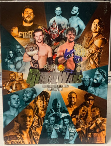 ROH Ring of Honor DVD “Global Wars” 5/10/2014 (AJ Styles, Adam Cole, Liger, Steen & much more)