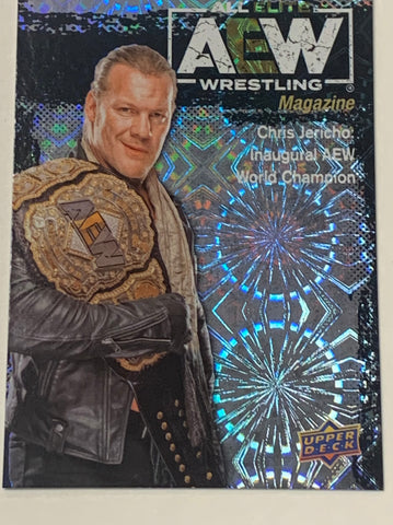 Chris Jericho 2021 AEW UD Upper Deck Magazine PYRO Card