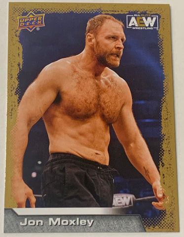 Jon Moxley aka Dean Ambrose AEW 2022 UD Upper Deck Gold Card