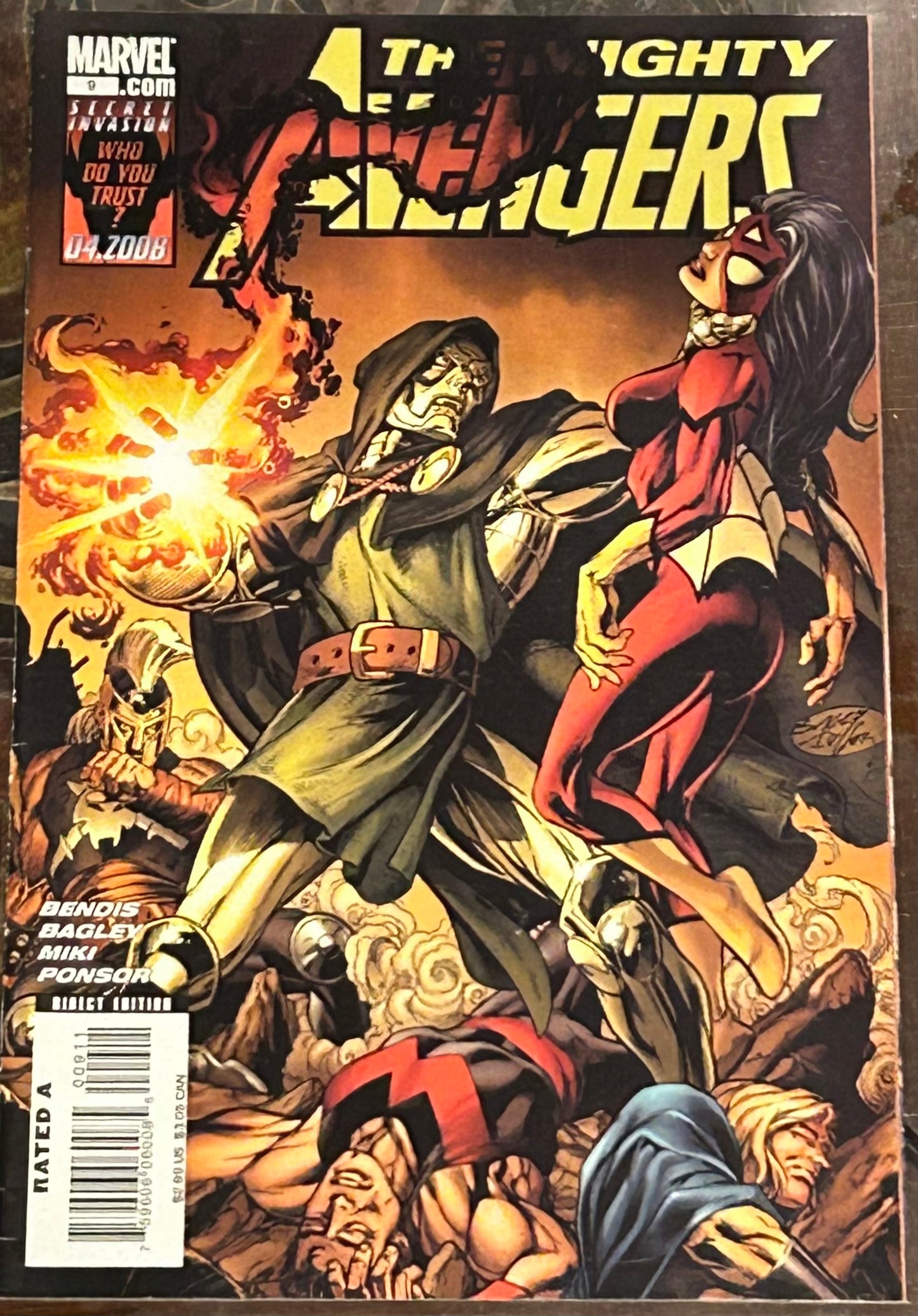 * The Mighty Avengers #9 (Dr Doom) Newsstand Edition