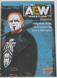 Sting AEW 2021 UD Upper Deck Magazine Card!!!!