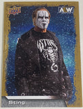 Sting AEW 2022 UD Upper Deck Gold  Card!!!!