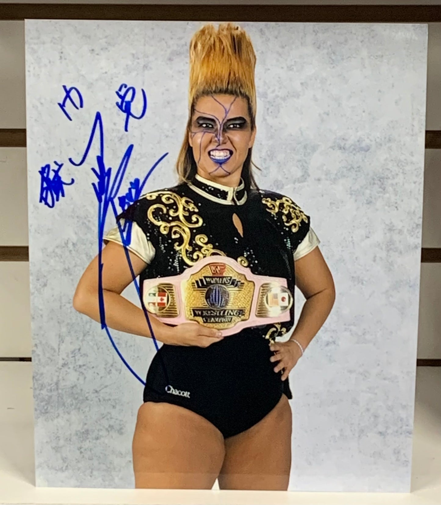 Bull Nakano Signed 8x10 Color Photo COA