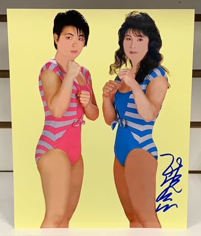 Itsuki Yamazaki Signed 8x10 Color Photo Jumping Bomb Angels (Comes w/COA) (Newly Listed)