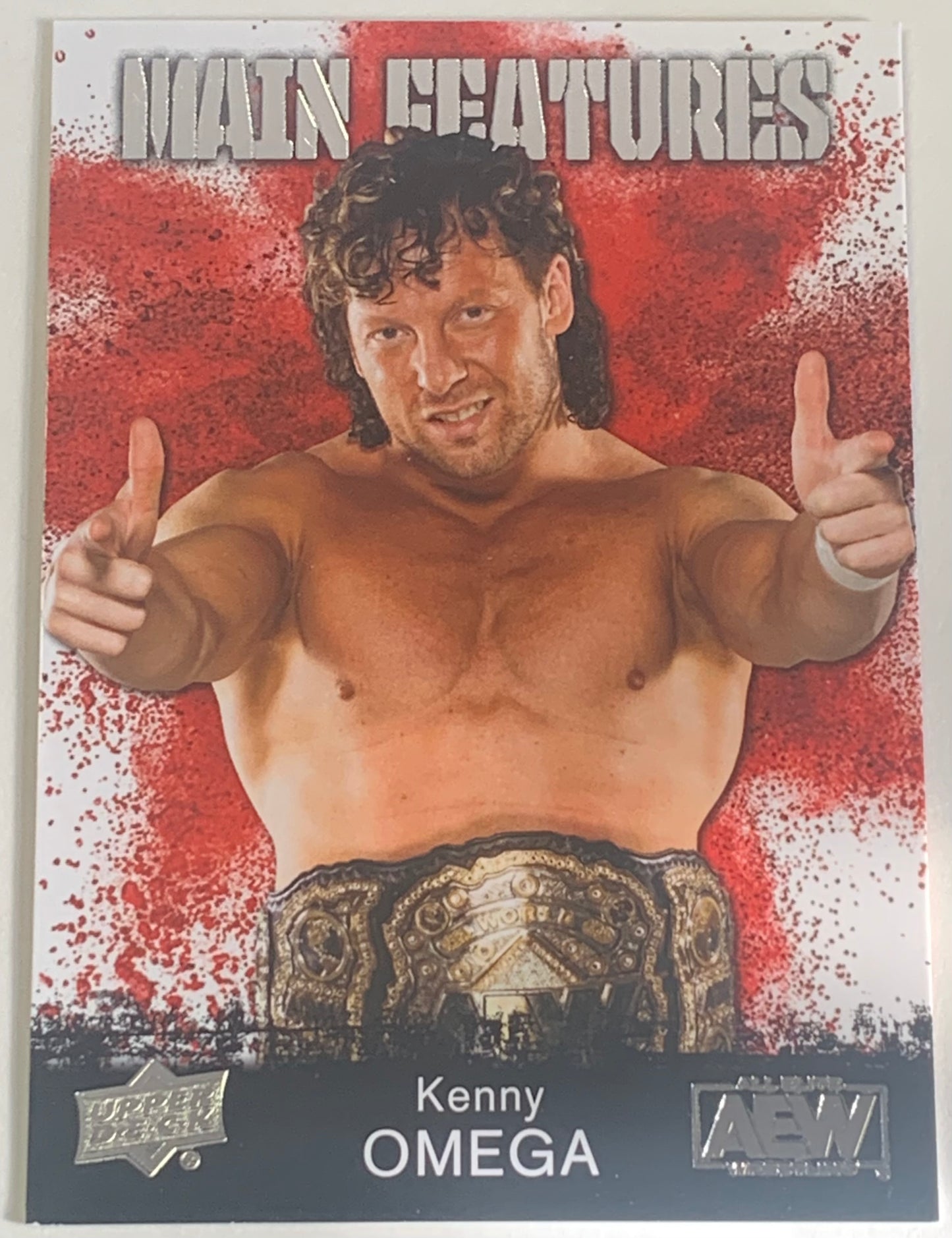Kenny Omega 2021 UD Upper Deck “Main Features” Card