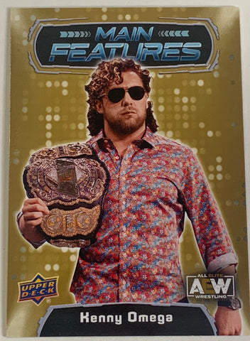 Kenny Omega 2022 UD Upper Deck Main Features Gold Card!!!