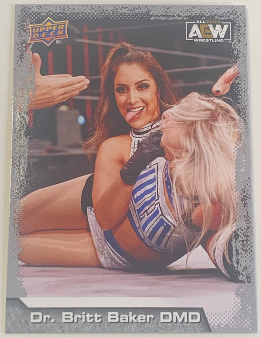 Britt Baker 2022 AEW UD Upper Deck Card