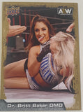 Britt Baker 2022 AEW UD Upper Deck Gold Card!!!