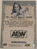 Britt Baker 2022 AEW UD Upper Deck Gold Card!!!