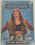 Britt Baker 2022 AEW UD Upper Deck Main Features Card