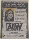 Britt Baker 2021 AEW UD Upper Deck Magazine Card