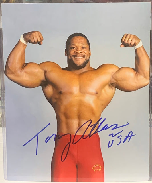 Tony Atlas WWE Signed 8x10 Color Photo (2006 Hall of Fame)