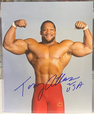 Tony Atlas WWE Signed 8x10 Color Photo (2006 Hall of Fame)