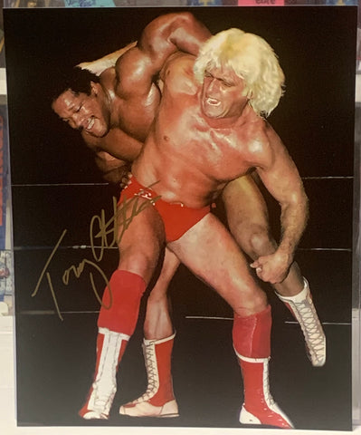 Tony Atlas WWE Signed 8x10 Color Photo (2006 Hall of Fame)