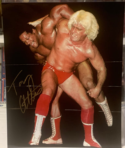 Tony Atlas WWE Signed 8x10 Color Photo (2006 Hall of Fame)