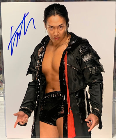 Konosuke Takeshita AEW Signed 8x10 Color Photo (Comes w/COA)