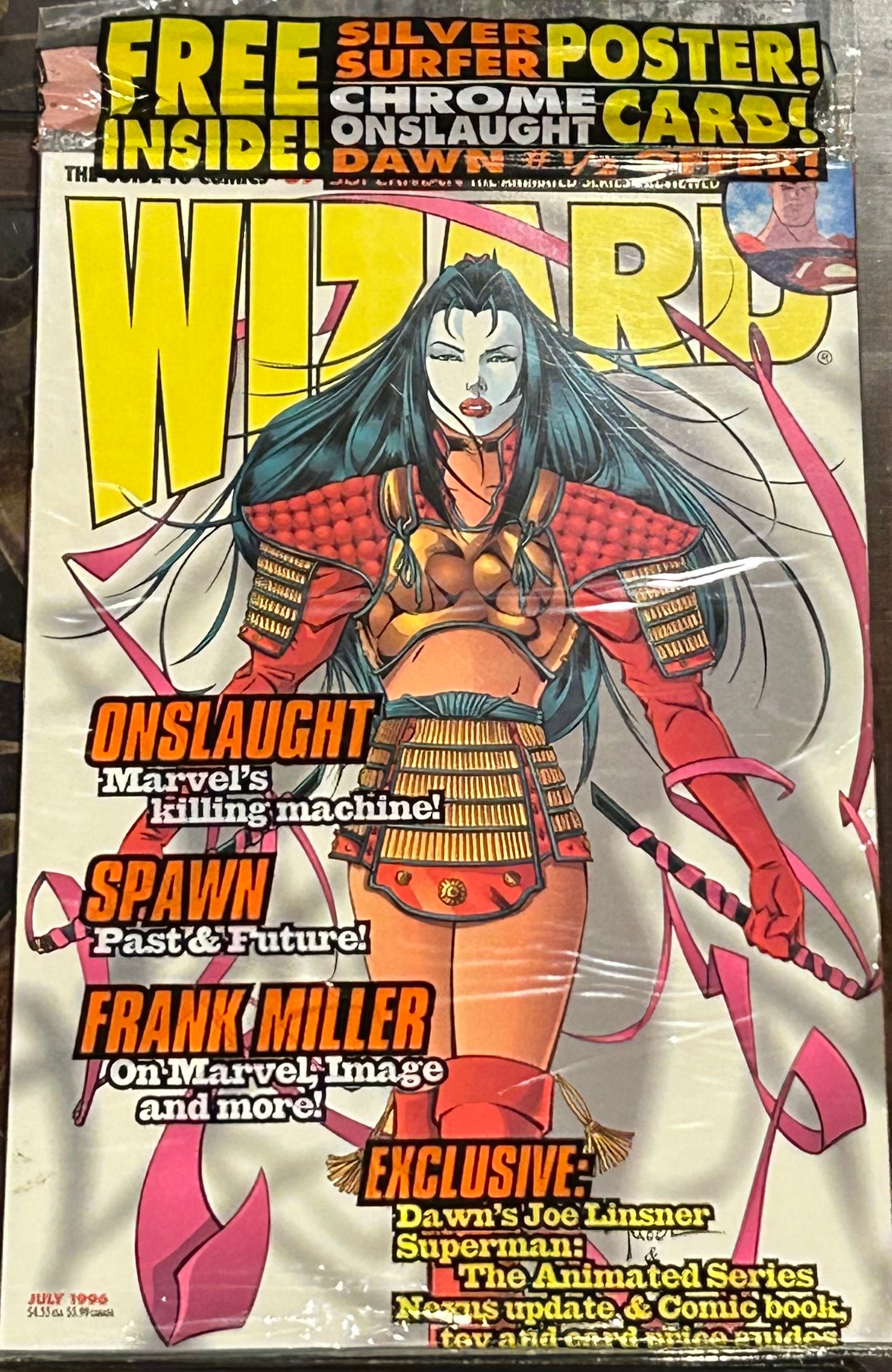 * Wizard Official Price Guide (Sealed) July 1996 SHI – The Wrestling ...