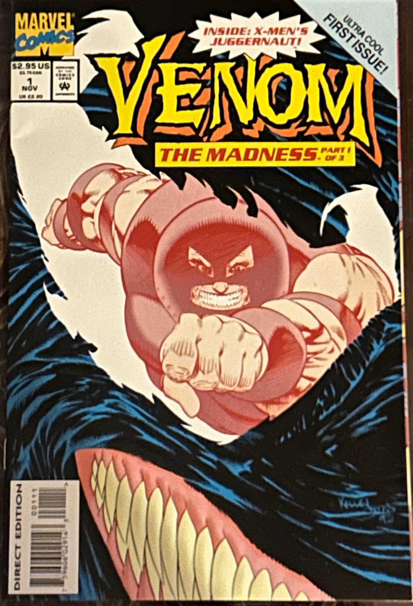 * Venom “The Madness” #1 (X-Men’s Hyggernaut)