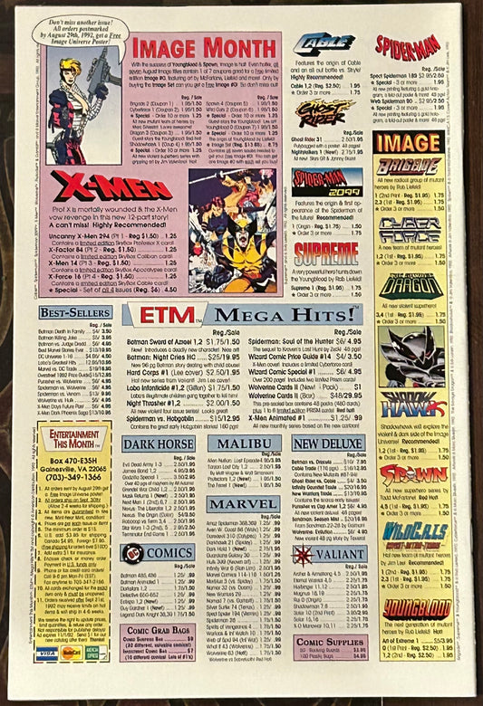 * Wildcats #1 (Tons of 1st Appearances) Image Comics