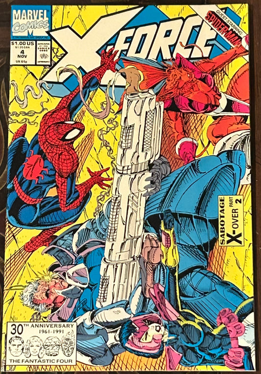 * X-Force #4 (3rd Appearance of DEADPOOL)