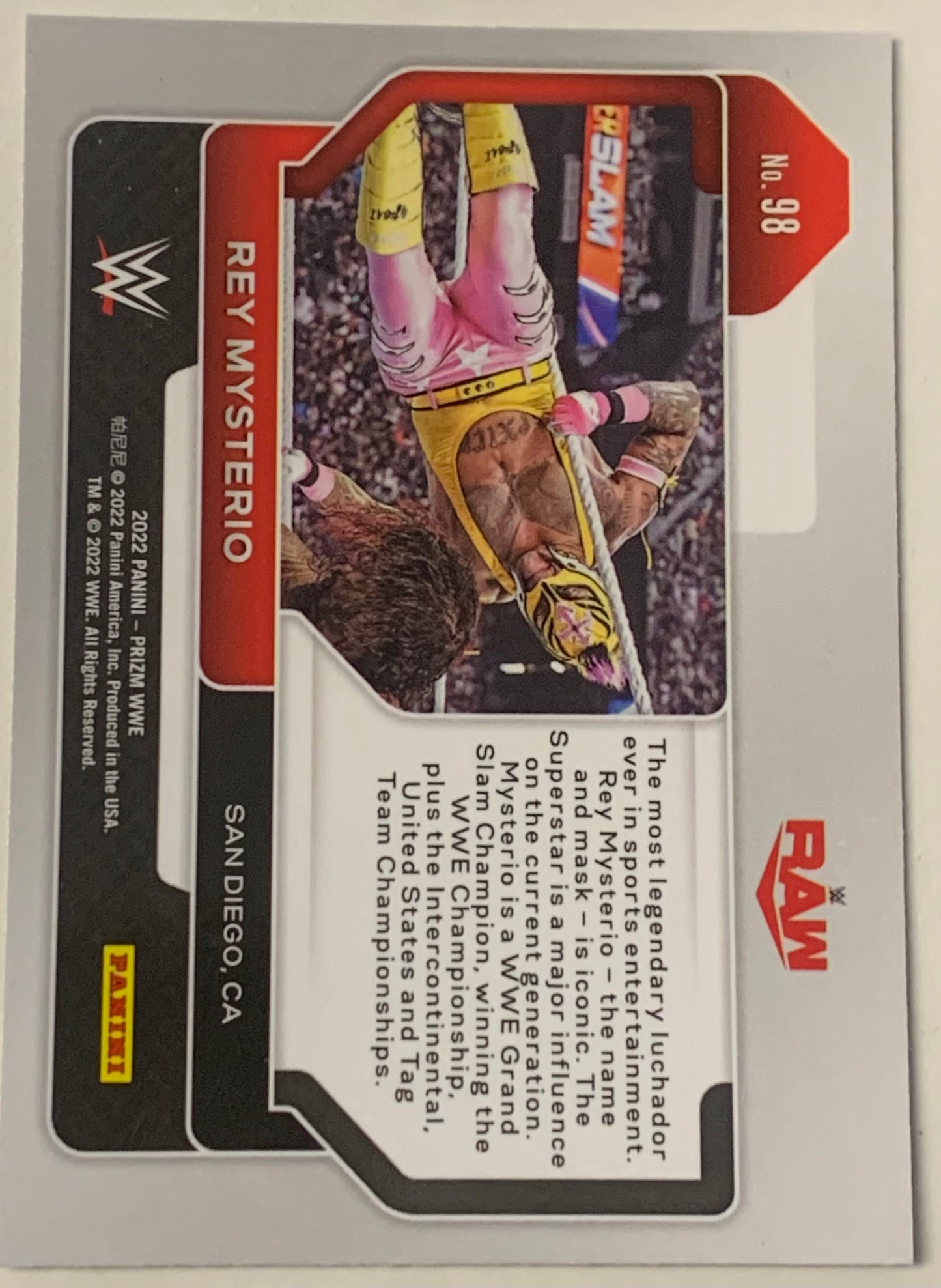 Rey Mysterio 2022 WWE Panini Prizm Card