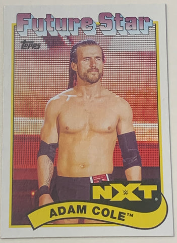 Adam Cole 2018 WWE Topps Heritage NXT Future Stars Card