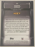 Adam Cole 2021 WWE Topps Undisputed NXT Card