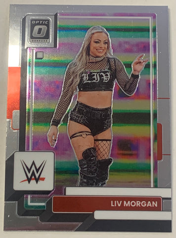 Liv Morgan 2023 WWE Panini Chronicles Donruss Optic Card