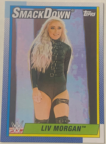 Liv Morgan 2021 WWE Topps Heritage Card