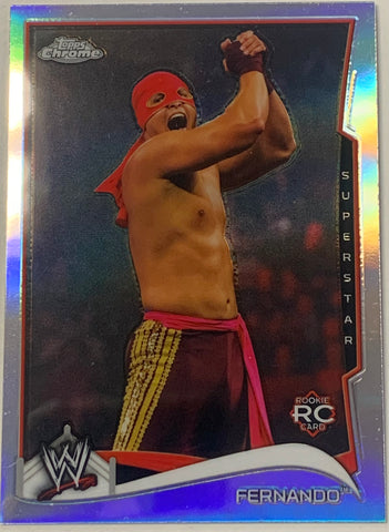 Fernando 2014 WWE Topps Chrome REFRACTOR Card