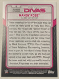 Mandy Rose 2017 WWE Topps Divas Card