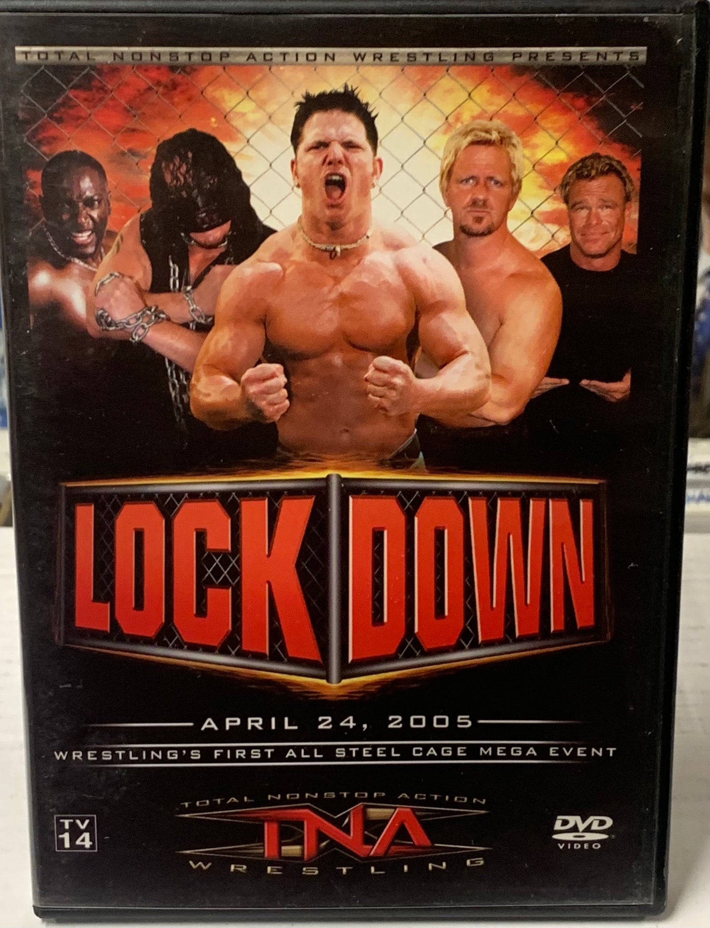 TNA DVD (2-Disc Set) “LockDown 2005” (AJ Styles, Abyss, DDP, Jeff Hardy & so much more)