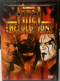 TNA DVD “Final Resolution 2007” (Abyss, Christian, Sting, Angle & so much more)