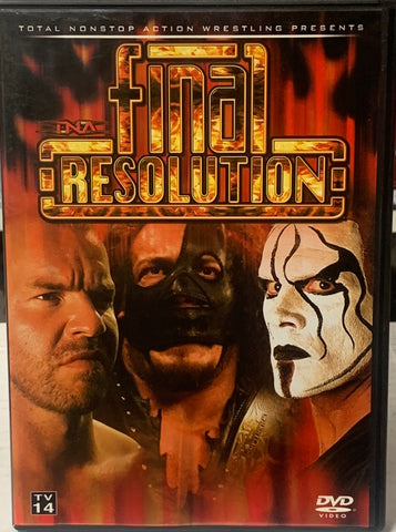 TNA DVD “Final Resolution 2007” (Abyss, Christian, Sting, Angle & so much more)