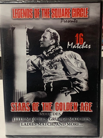 Classic DVD (Sealed) Legends of the Squared Circle presents “Stars of The Golden Age” 209 Minutes