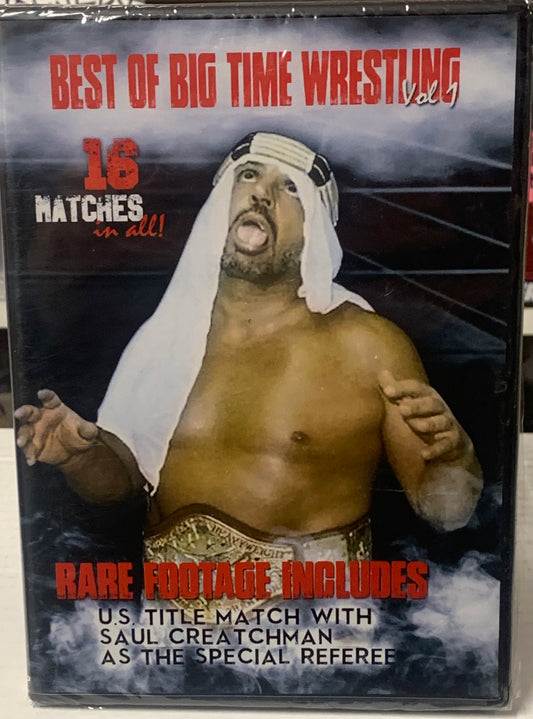 Classic DVD (Sealed) Best of Big Time Wrestling Vol. 1 (Tons of Rare Footage)